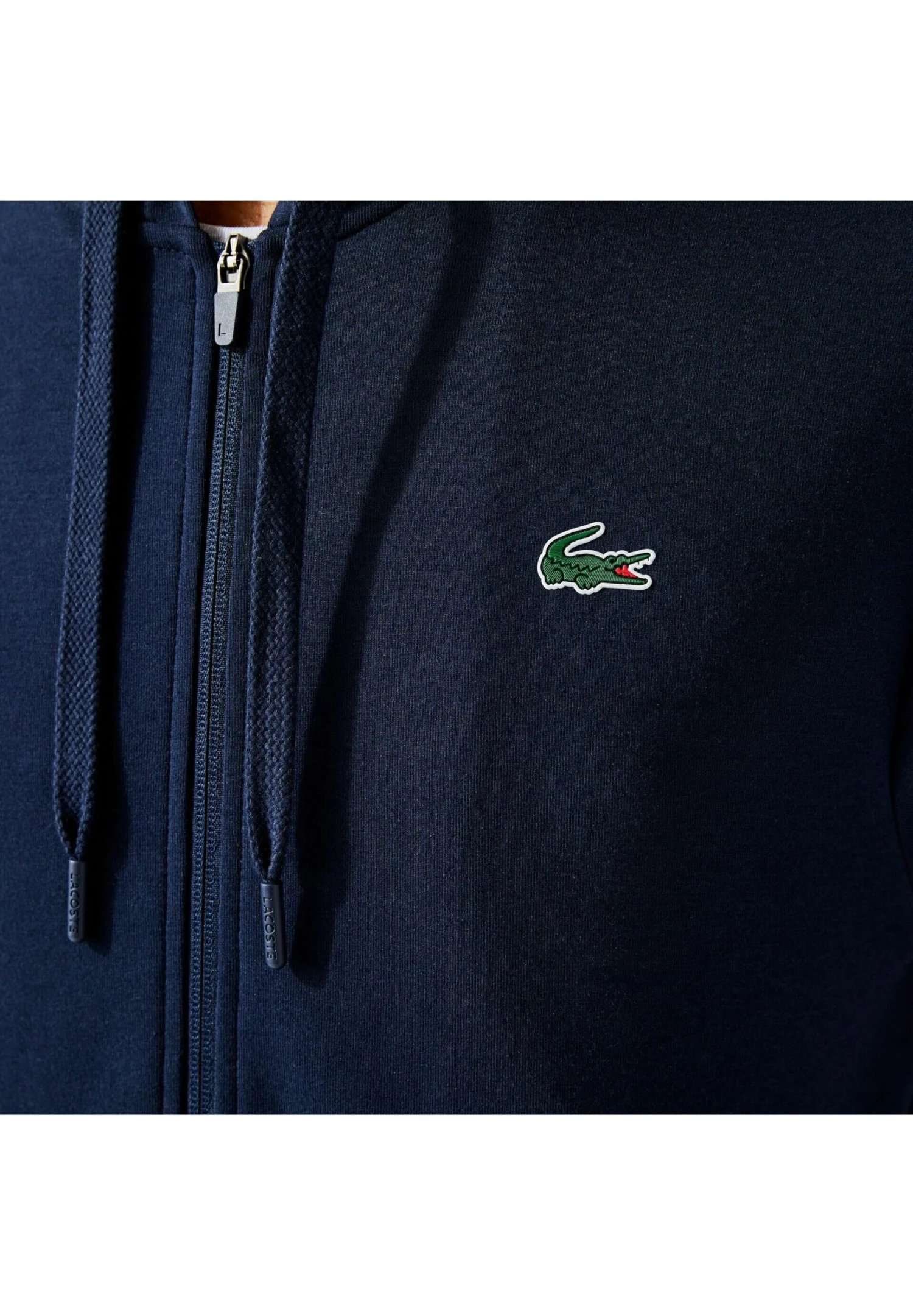 Lacoste Sport Hodded Jacket - Sweater Met Rits - Bleu Marine / Bleu Marine 4 Lacoste Sport Hodded Jacket - Sweater Met Rits - Bleu Marine / Bleu Marine - Afbeelding 4