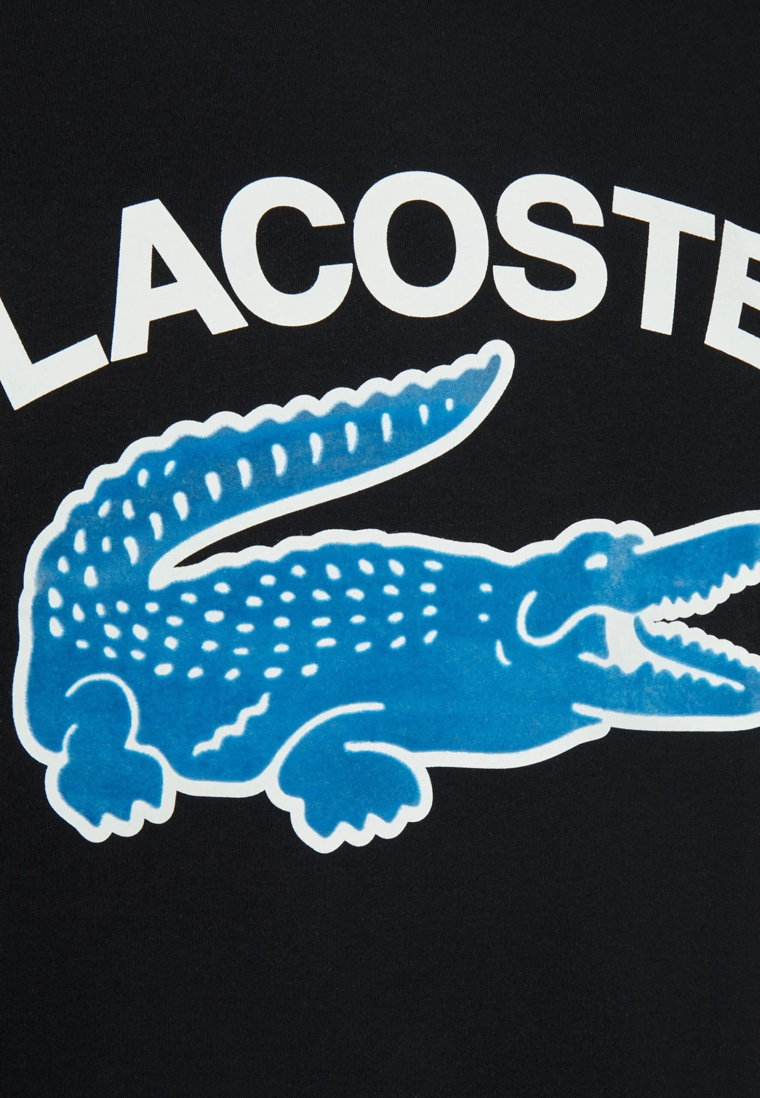 Lacoste T-Shirt Print - Noir 3 Lacoste T-Shirt Print - Noir - Afbeelding 3