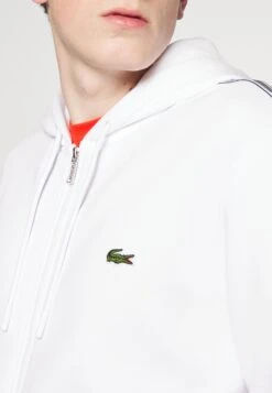 Lacoste Sport Tapered - Sweater Met Rits - White -Lacoste c4e4b408da7b49bcb6d4678e51bf7e96