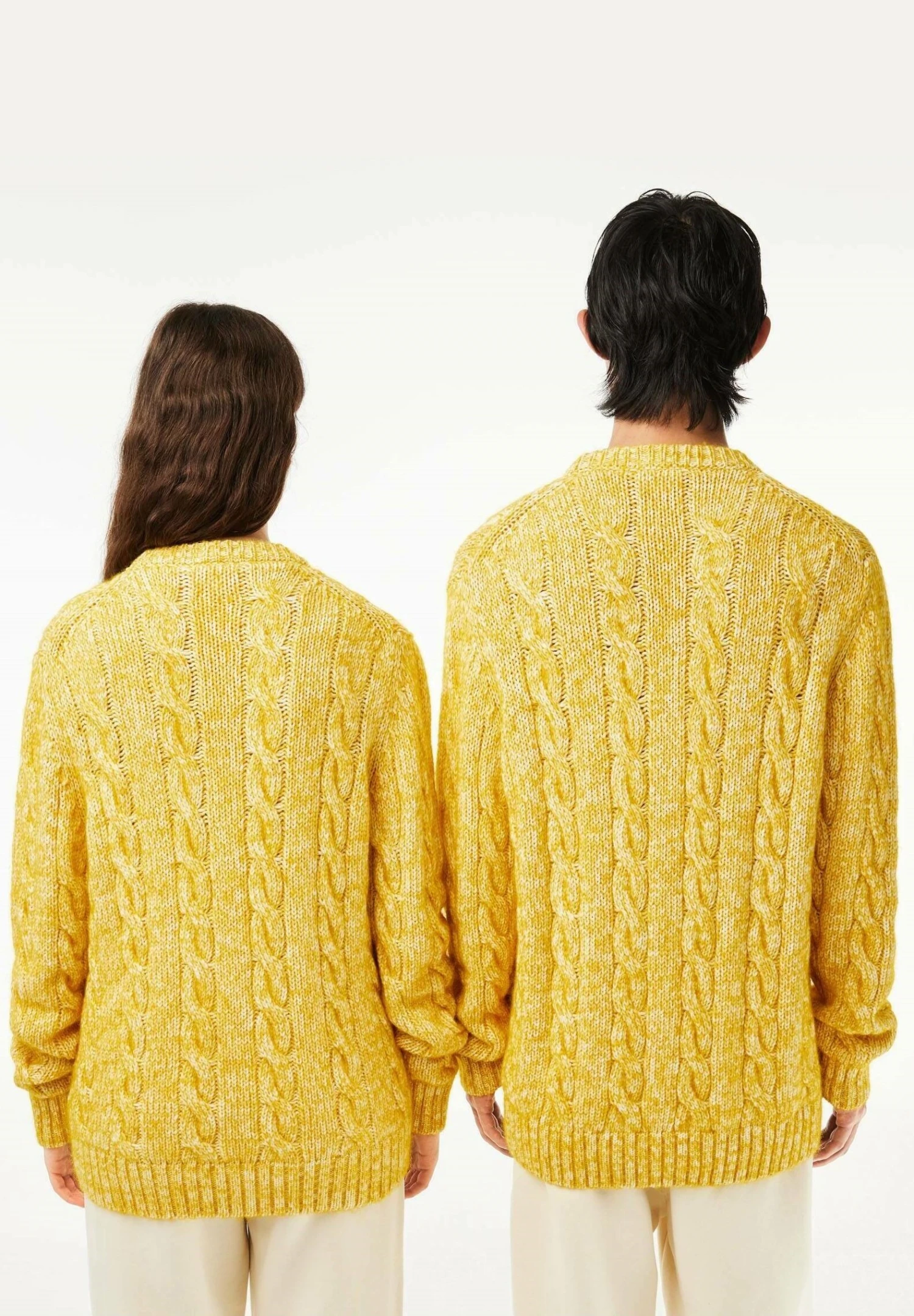 Lacoste Trui - Blanc Jaune 2 Lacoste Trui - Blanc Jaune - Afbeelding 2