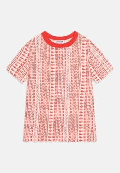Lacoste X Netflix Unisex - T-Shirt Print - Flour/Corrida