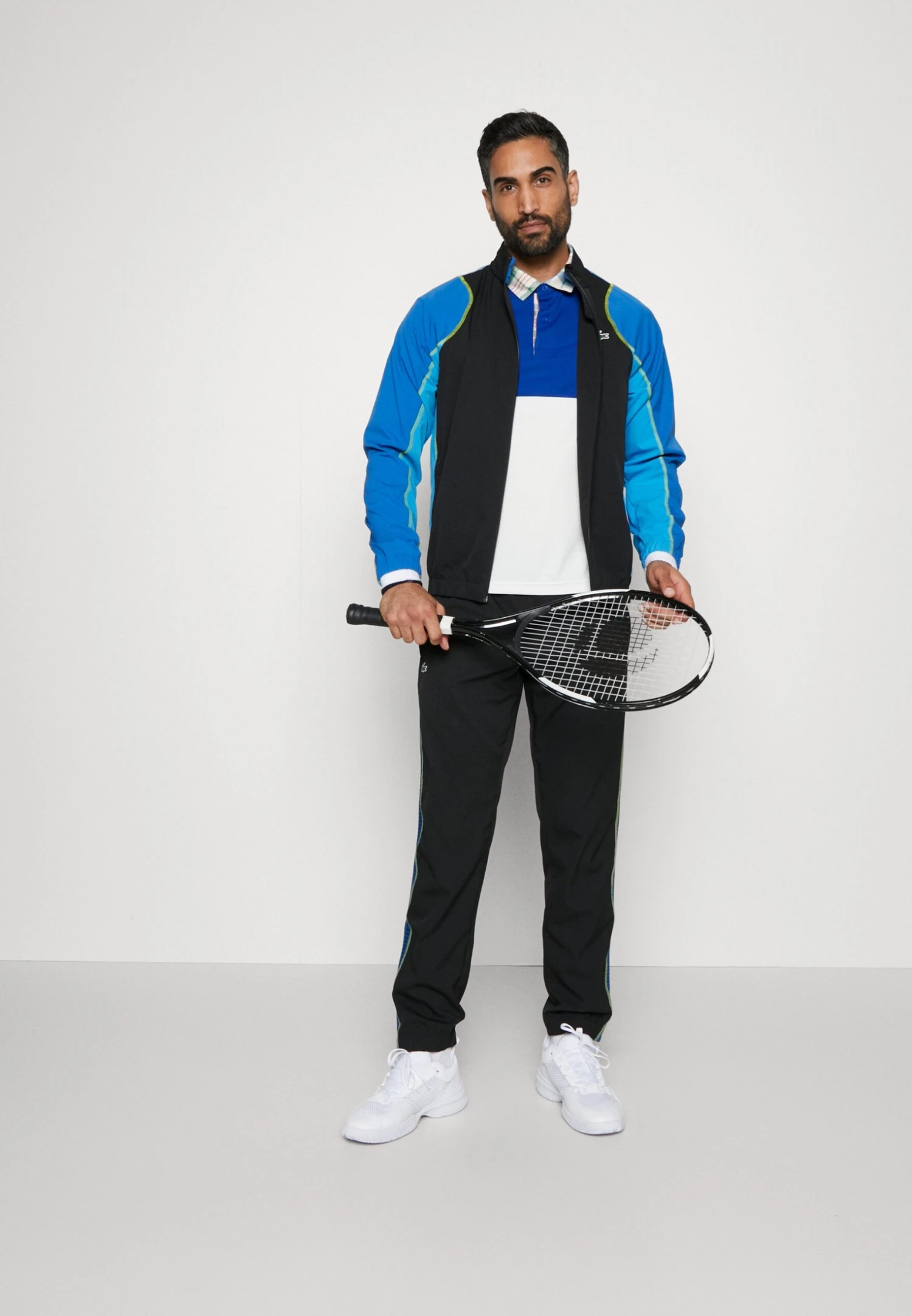 Lacoste Sport Tracksuit Tour - Trainingspak - Black/Kingdom 2 Lacoste Sport Tracksuit Tour - Trainingspak - Black/Kingdom - Afbeelding 2