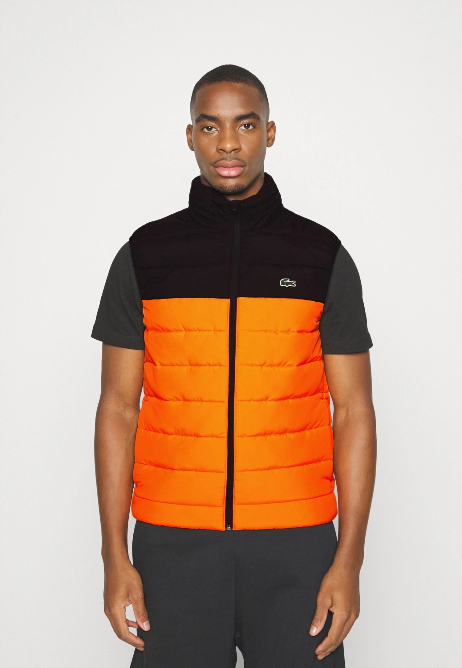 Lacoste Sport Bodywarmer - Black/Celosia 1 Lacoste Sport Bodywarmer - Black/Celosia