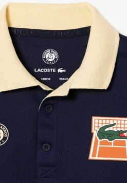 Lacoste Sport Korte Mouw - Poloshirt - Bleu Marine Jaune Jaune -Lacoste c7e50b667b774d00ba4bd36196c8f0ec