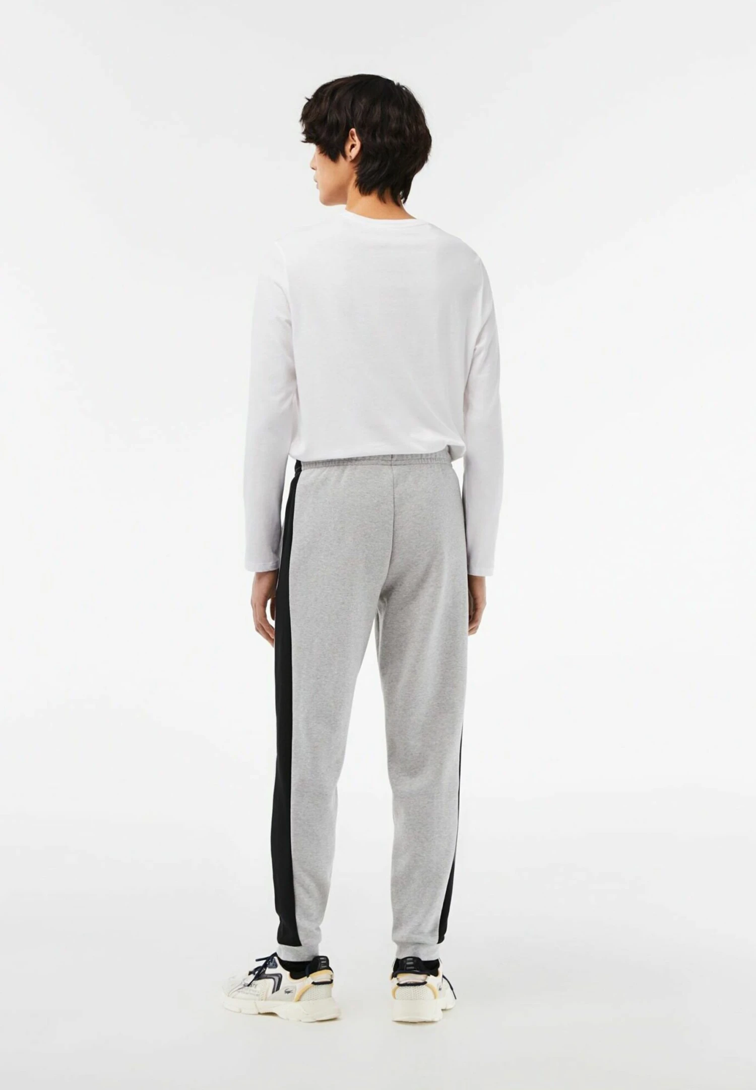 Lacoste Trainingsbroek - Gris Chine Noir Blanc 3 Lacoste Trainingsbroek - Gris Chine Noir Blanc - Afbeelding 3