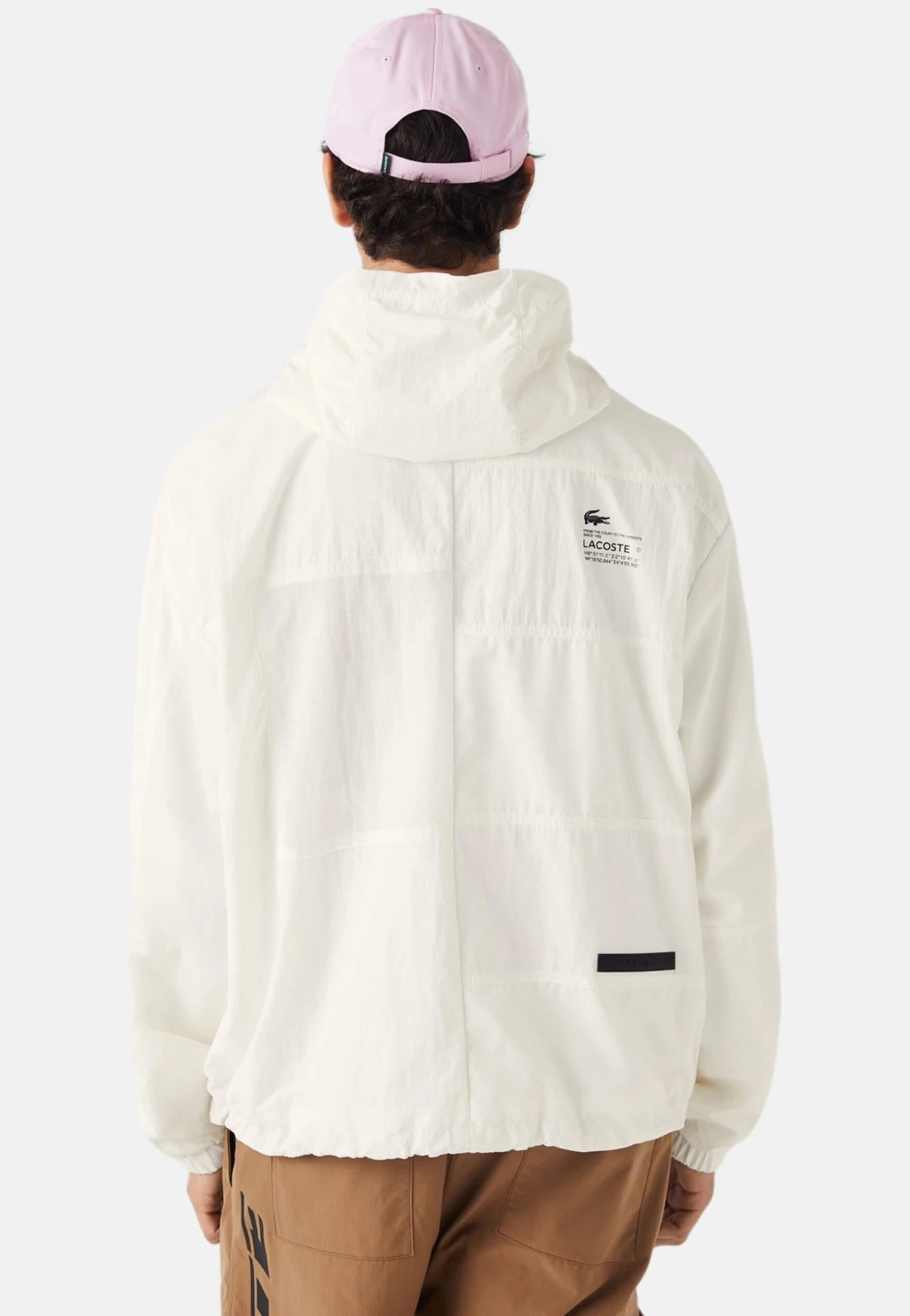 Lacoste Lichte Jas - Blanco 2 Lacoste Lichte Jas - Blanco - Afbeelding 2