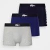 Lacoste 3 Pack - Onderbroeken - Navy Blue/White Silver/Chine Methylene