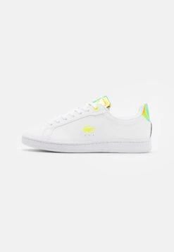 Lacoste Carnaby Pro Unisex - Sneakers Laag - White/Yellow
