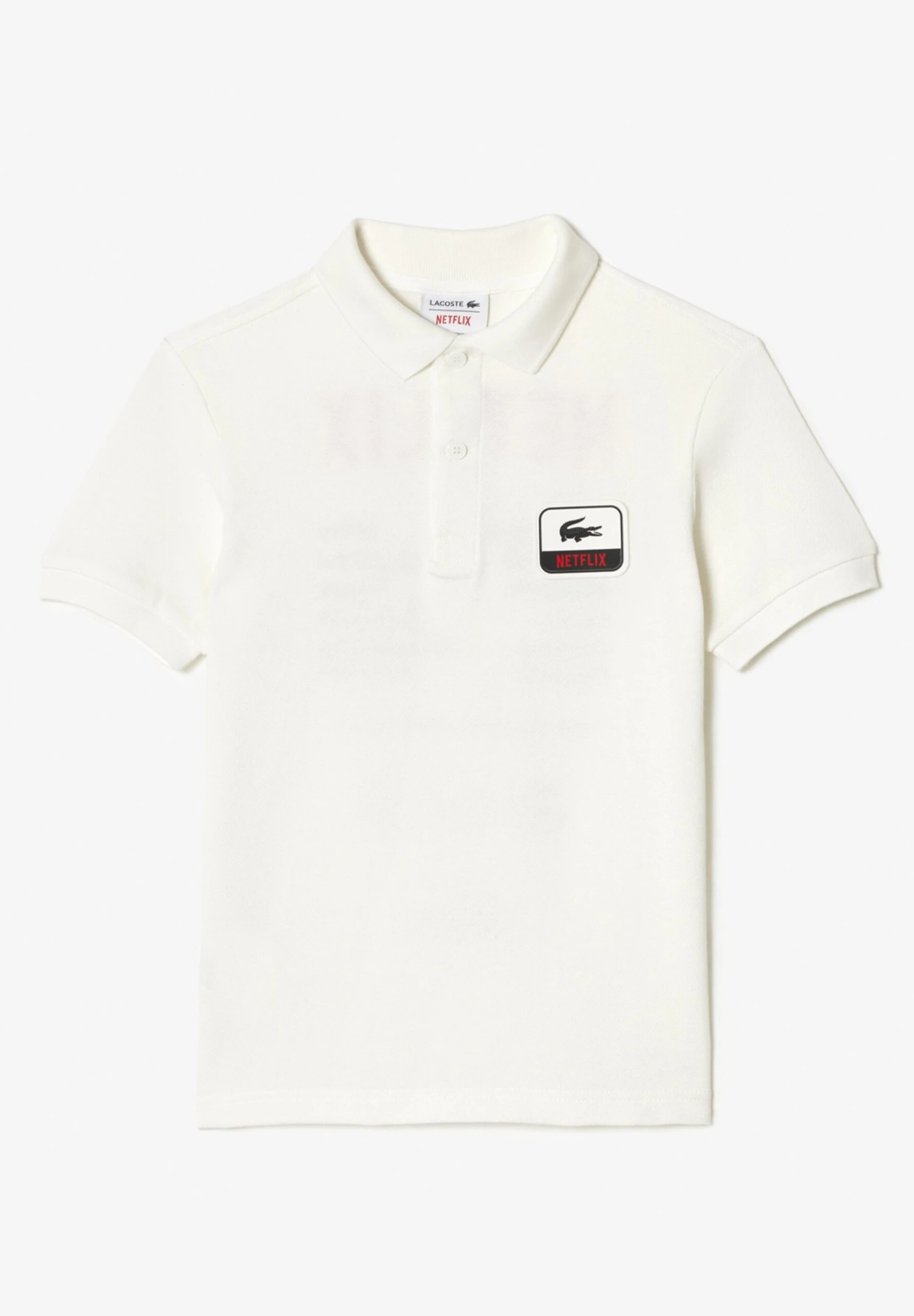 Lacoste X Netflix Unisex - Poloshirt - Flour 4 Lacoste X Netflix Unisex - Poloshirt - Flour - Afbeelding 4