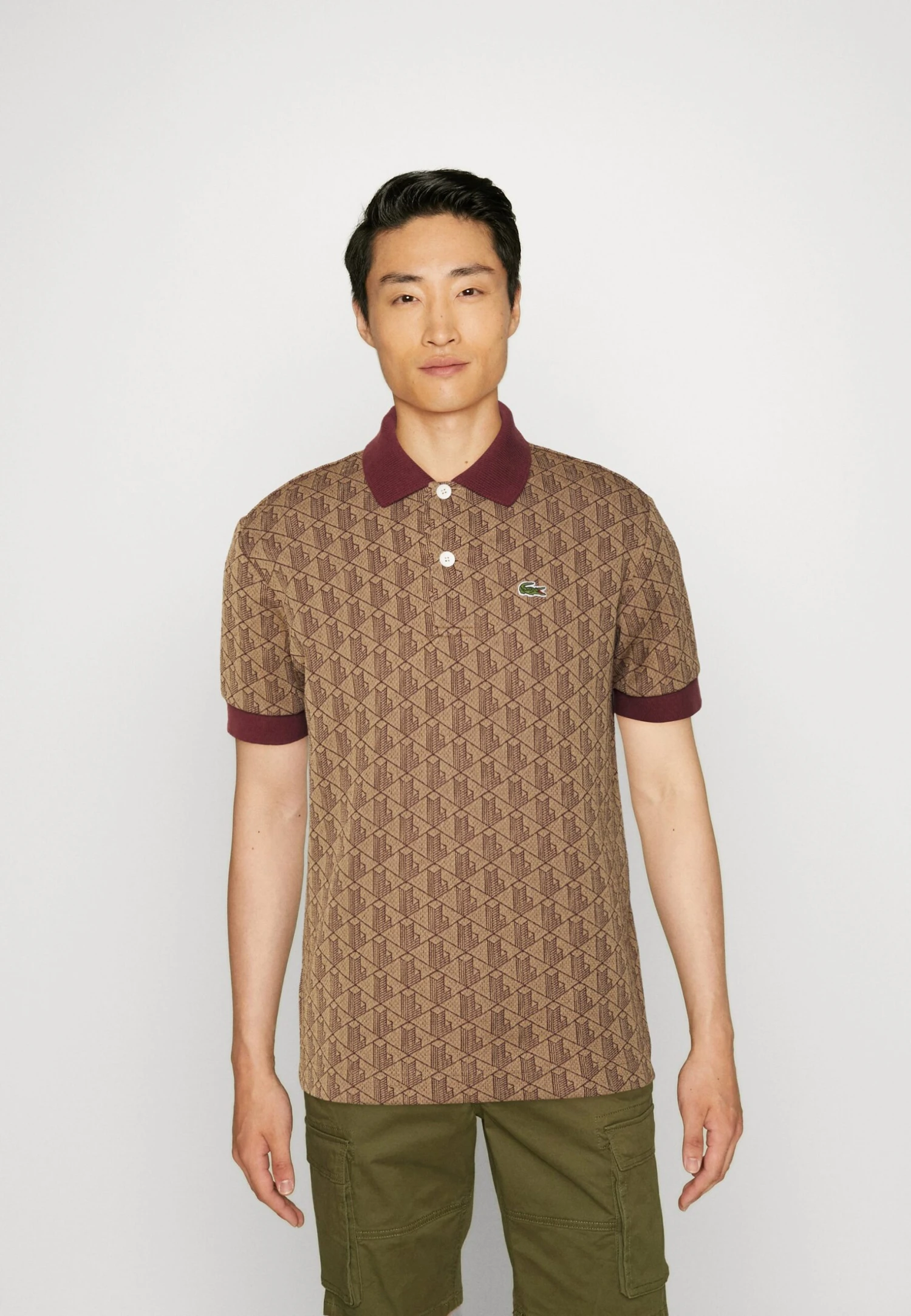 Lacoste Poloshirt - Viennese/Expresso 1 Lacoste Poloshirt - Viennese/Expresso