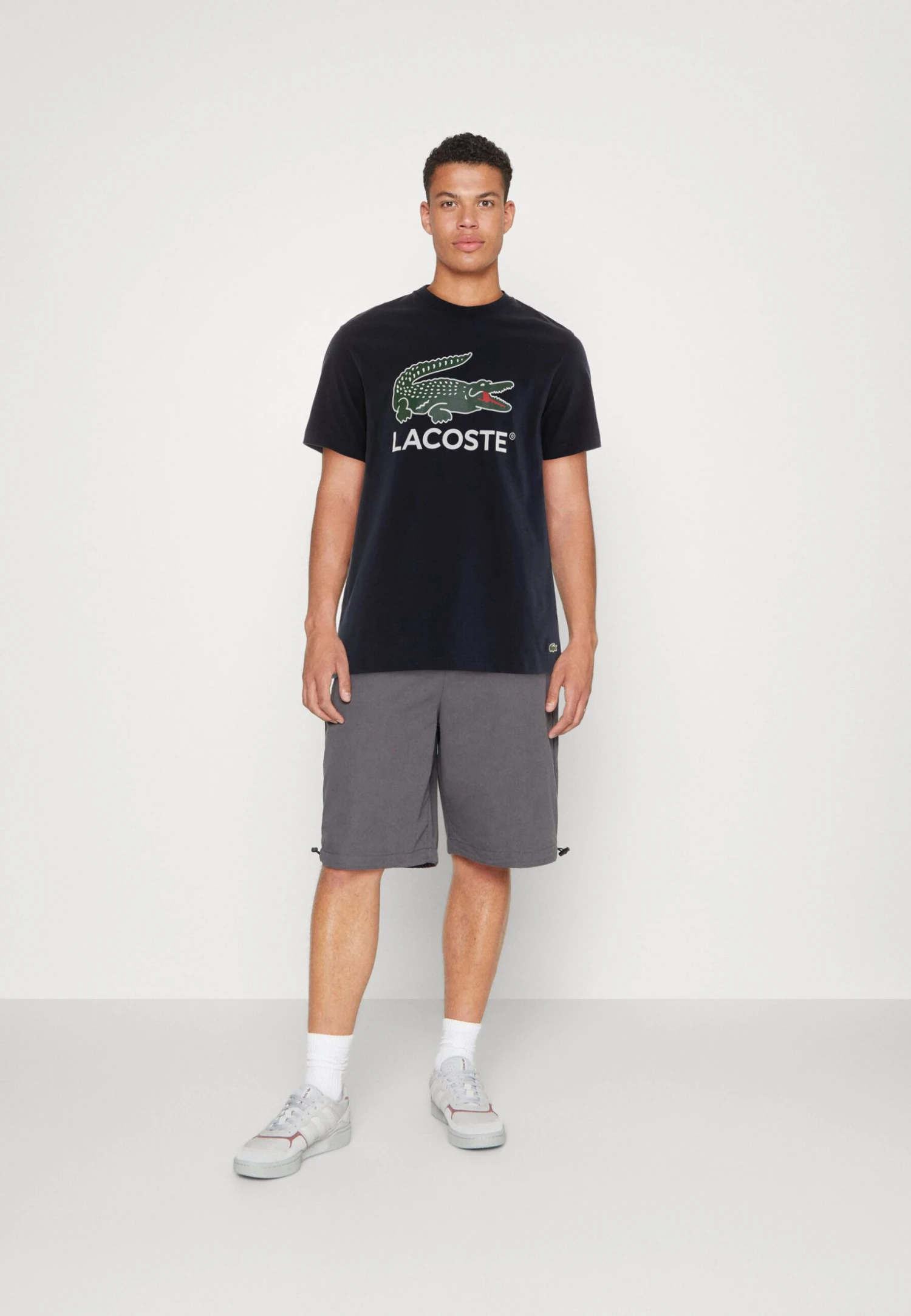 Lacoste Unisex - T-Shirt Print - Navy Blue 2 Lacoste Unisex - T-Shirt Print - Navy Blue - Afbeelding 2
