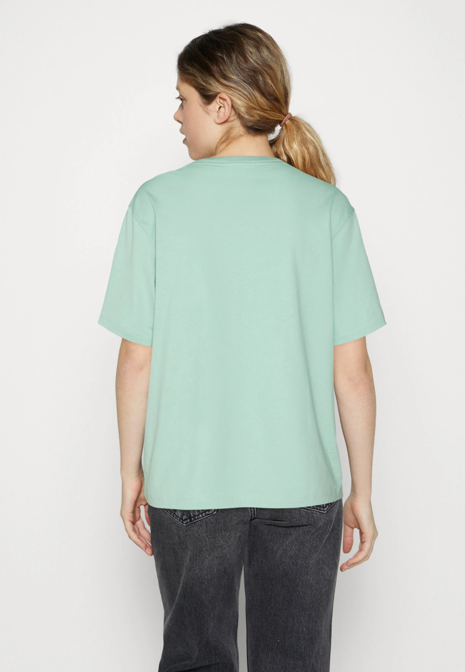 Lacoste T-Shirt Basic - Pastille Mint 3 Lacoste T-Shirt Basic - Pastille Mint - Afbeelding 3