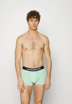 Lacoste 3 Pack - Onderbroeken - Pastille Mint/Navy Blue