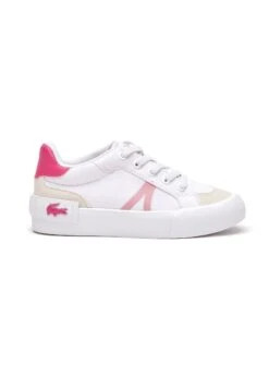 Lacoste Vulcanized Snkr - Babyschoenen - Blanc Rose