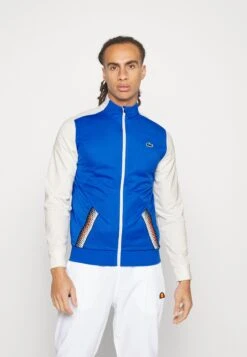 Lacoste Sport Tennis Jacket Tapered - Trainingsvest - Kingdom/Flour-Flour-Kingdom