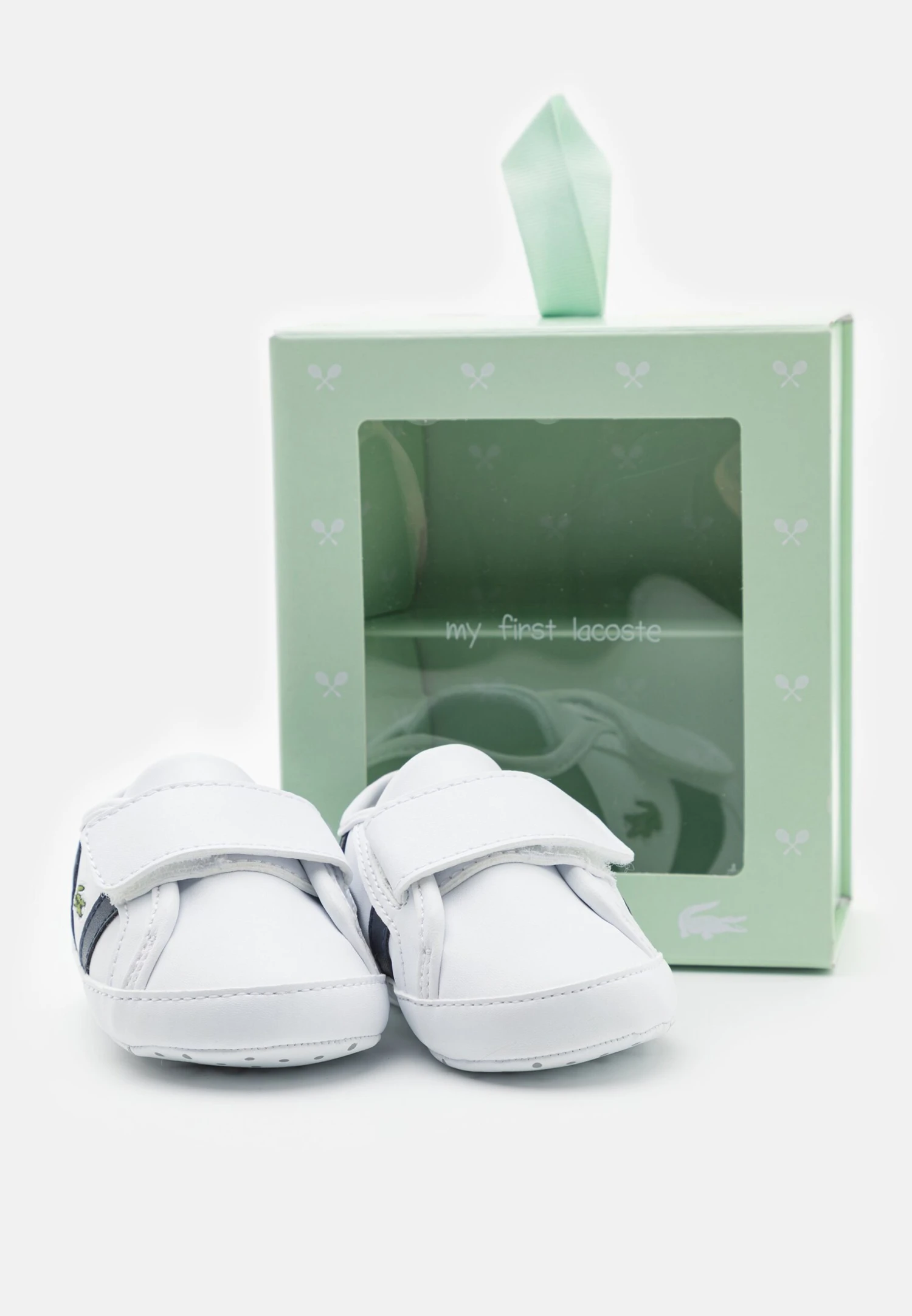 Lacoste Sideline Crib Cub Unisex - Babyschoenen - White/Navy 6 Lacoste Sideline Crib Cub Unisex - Babyschoenen - White/Navy - Afbeelding 6