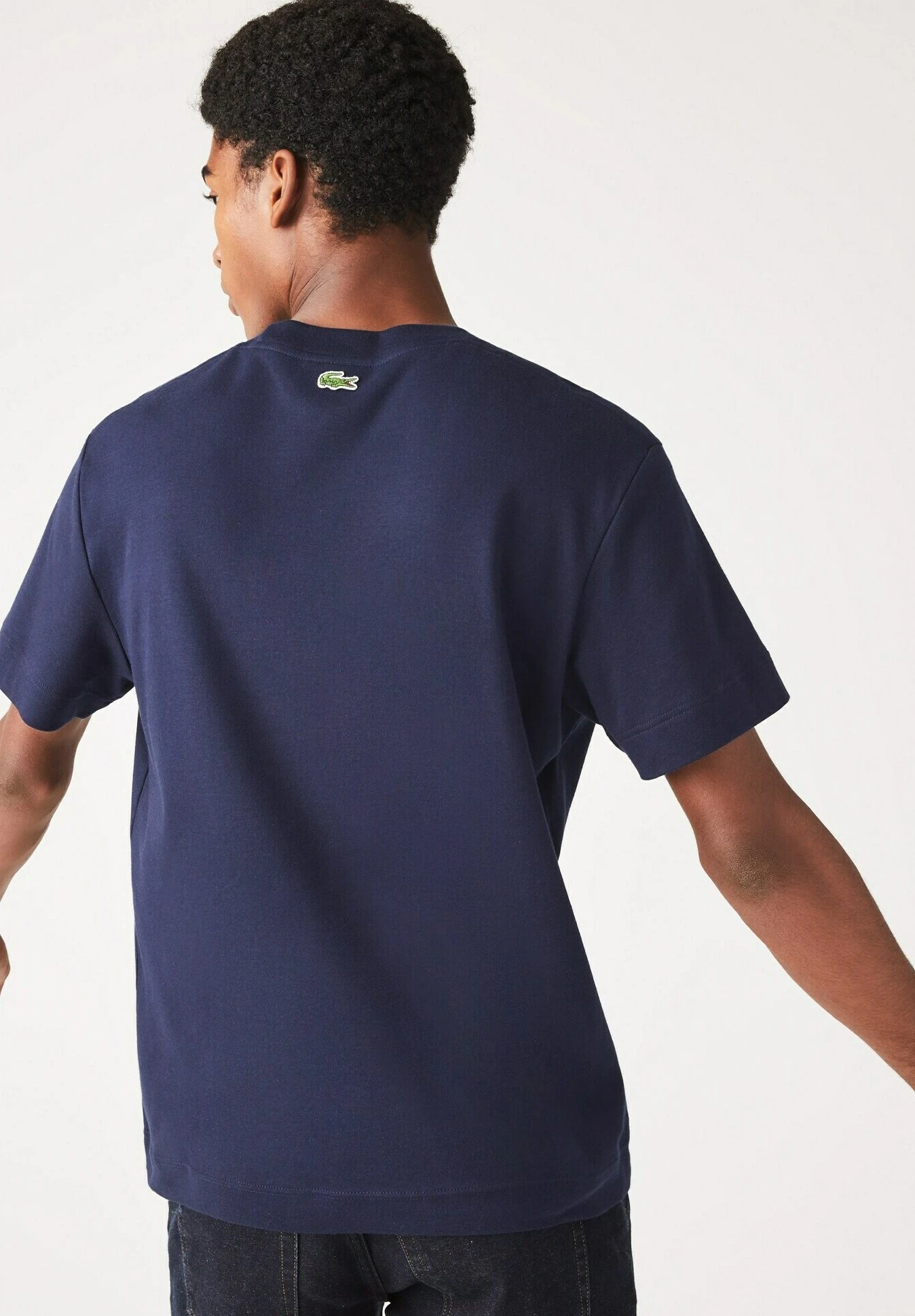 Lacoste T-Shirt Print - Bleu Marine 3 Lacoste T-Shirt Print - Bleu Marine - Afbeelding 3