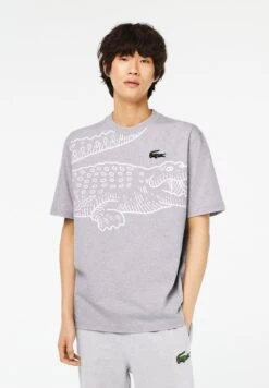 Lacoste T-Shirt Print - Gris Vigoré