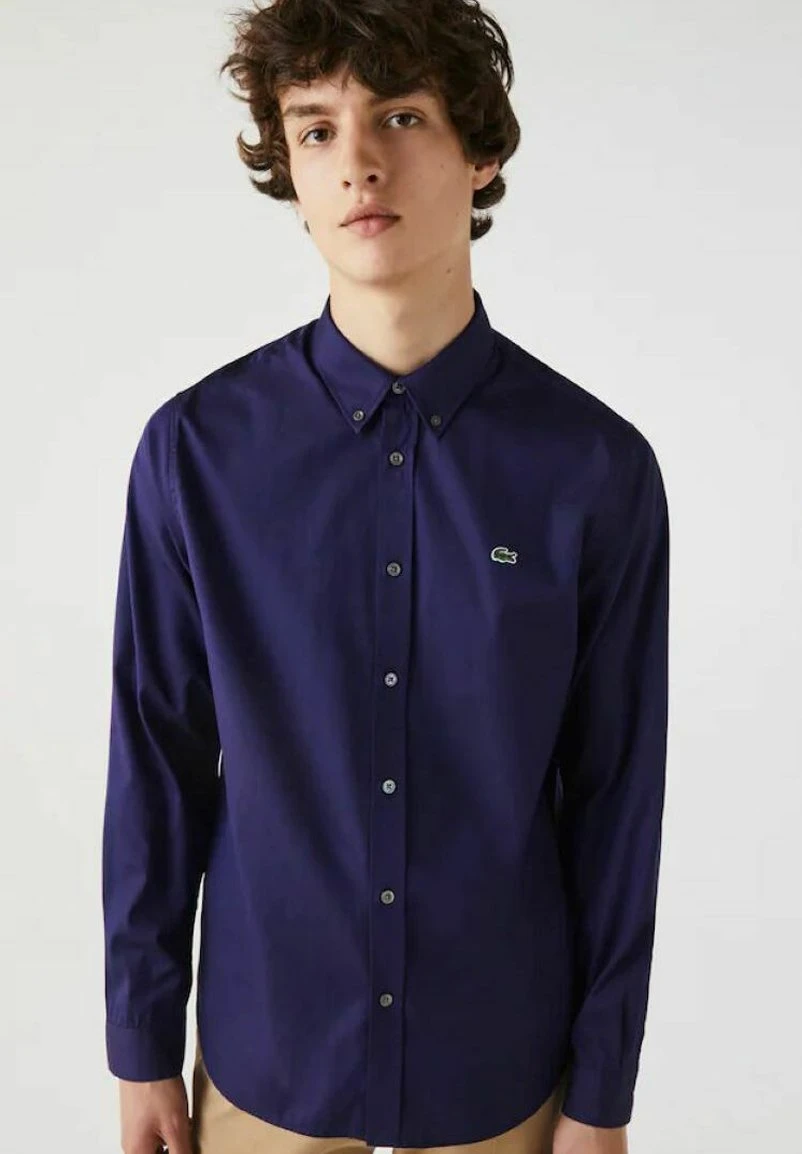 Lacoste Regular Fit - Overhemd - Bleu Marine 1 Lacoste Regular Fit - Overhemd - Bleu Marine