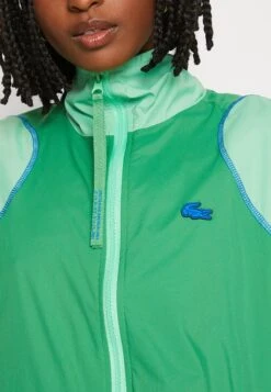 Lacoste Retro Windbreaker - Lichte Jas - Liamone/Tarragon -Lacoste d5a4cc29b9774d5a8d1bdd4a70396a70