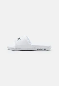 Lacoste Croco Dualiste - Muiltjes - White/Dark Green
