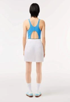 Lacoste Plooirok - Blanc -Lacoste d6719e5460ba41c49742ec9220b78805