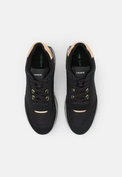 Lacoste L-Spin- Sneakers Laag - Black/Gold -Lacoste d9762a26ea1f4e088e6c5a616b6ffeab