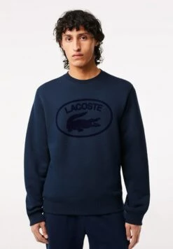 Lacoste Sweater - Bleu Marine Blanc