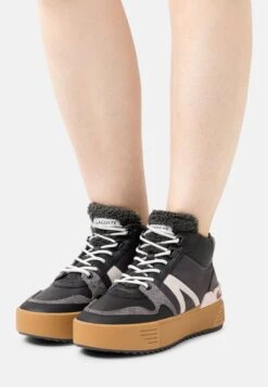 Lacoste Sneakers Laag - Black/Pink