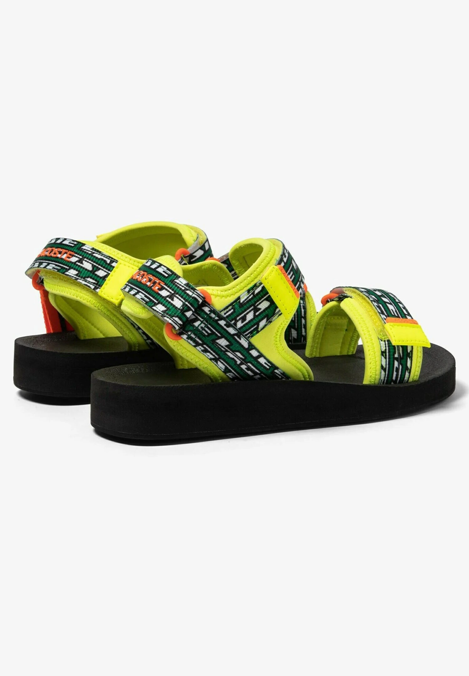 Lacoste Sandalen Met Plateauzool - Ylw Blk 4 Lacoste Sandalen Met Plateauzool - Ylw Blk - Afbeelding 4