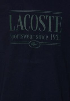 Lacoste Unisex - T-Shirt Print - Marine -Lacoste dfebd946ca0541309e044aac9feae9c1