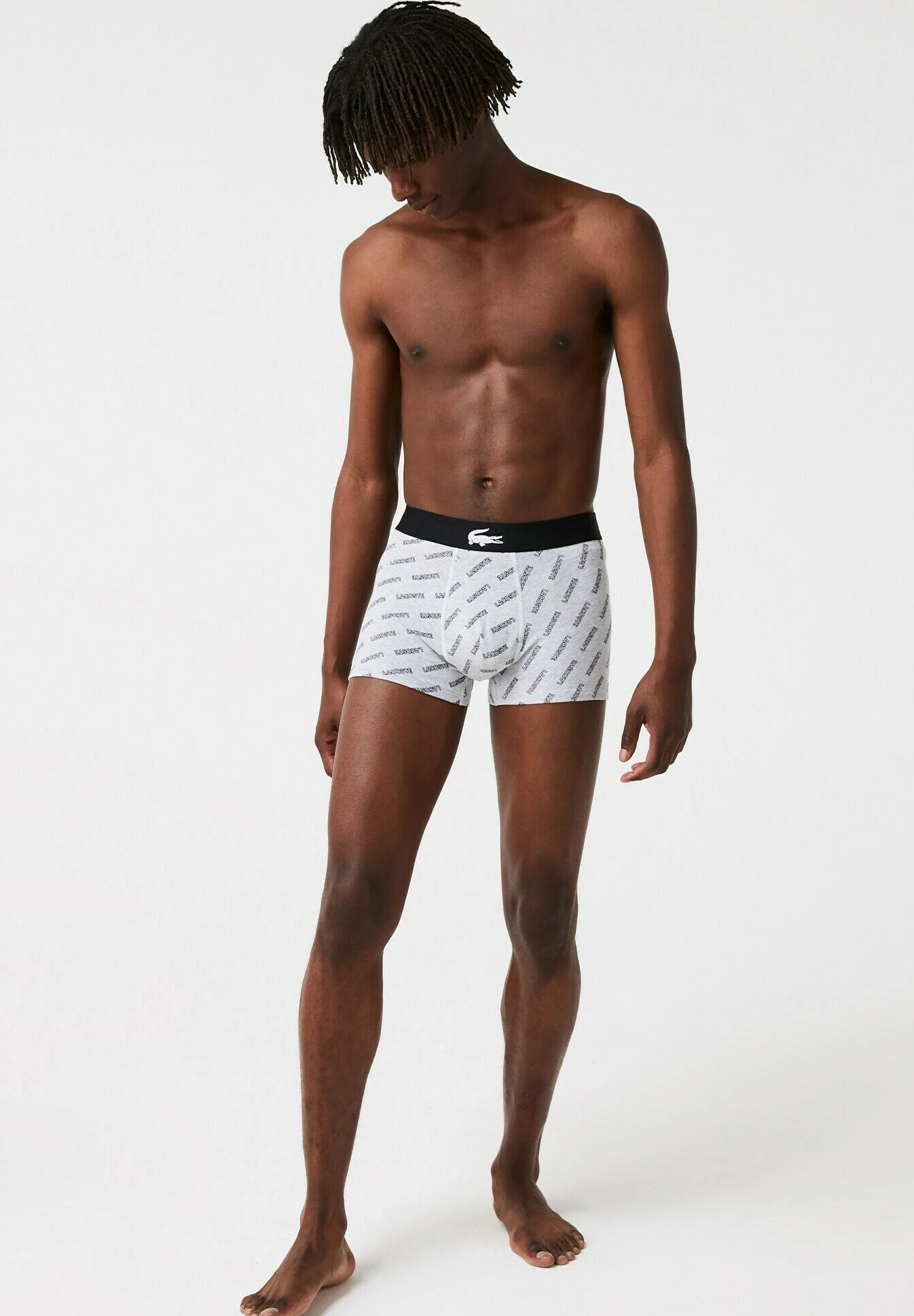 Lacoste 3Pack - Onderbroeken - Noir Gris Chine Blanc 1 Lacoste 3Pack - Onderbroeken - Noir Gris Chine Blanc
