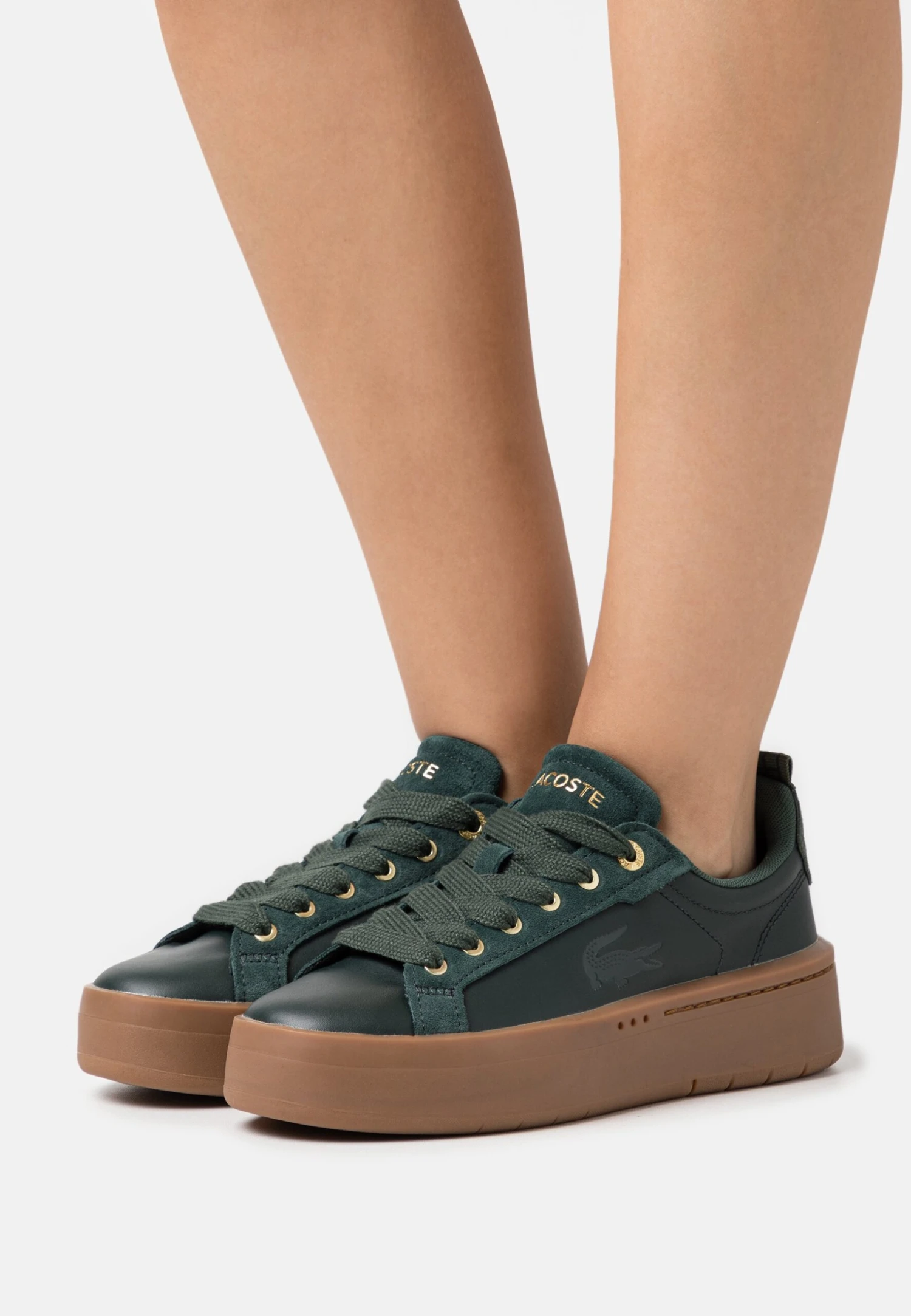 Lacoste Carnaby Plat - Sneakers Laag - Dark Green 1 Lacoste Carnaby Plat - Sneakers Laag - Dark Green