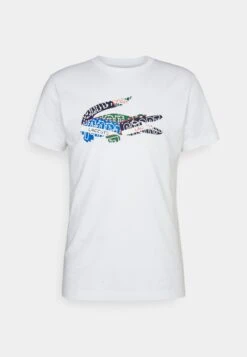 Lacoste Sport Big Logo Multicolored - Sport T-Shirt - White 10 Lacoste Sport Big Logo Multicolored - Sport T-Shirt - White -Lacoste e1ab8e277f3c4d7897735525dac2a50a