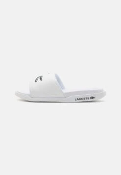 Lacoste Serve Slide Dual - Badslippers - White/Dark Green