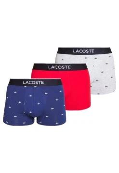 Lacoste 3 Pack - Onderbroeken - Methylene/Silver Chine/Red -Lacoste e55380f5e2e040ffb6336ee86c6fb352