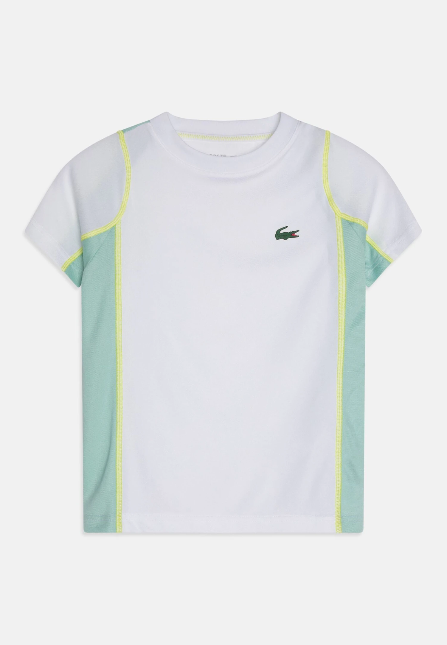 Lacoste Sport Awc Unisex - Sport T-Shirt - White/Pastille Mint/Lima 2 Lacoste Sport Awc Unisex - Sport T-Shirt - White/Pastille Mint/Lima - Afbeelding 2