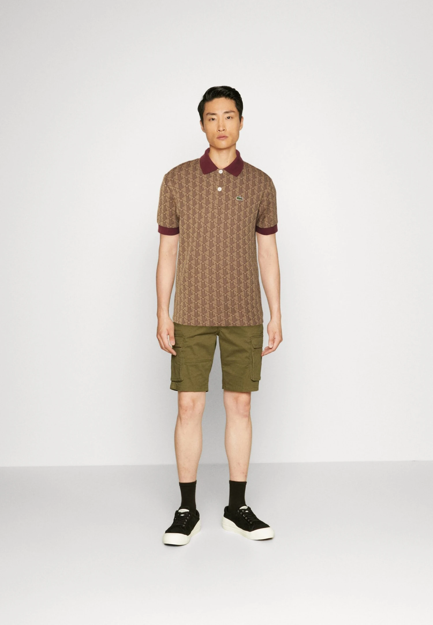 Lacoste Poloshirt - Viennese/Expresso 2 Lacoste Poloshirt - Viennese/Expresso - Afbeelding 2