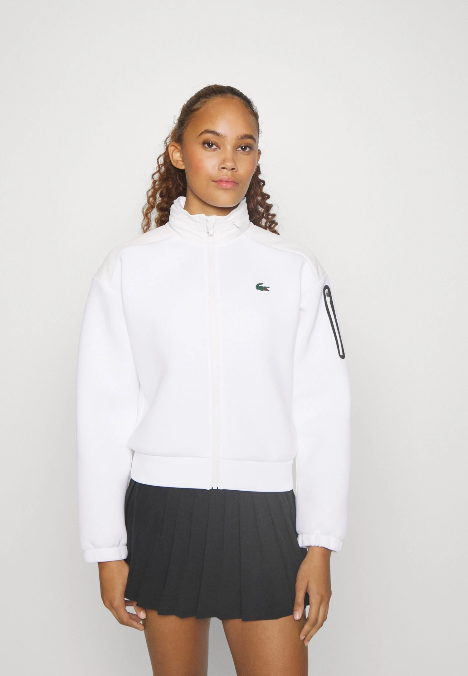 Lacoste Sport Cropped Jacket Active - Sweater Met Rits - Flour 1 Lacoste Sport Cropped Jacket Active - Sweater Met Rits - Flour
