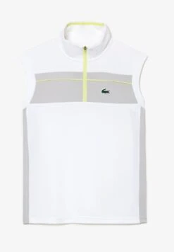 Lacoste Sport Pf1181_Liw - T-Shirt Print - White/White-Nimbus