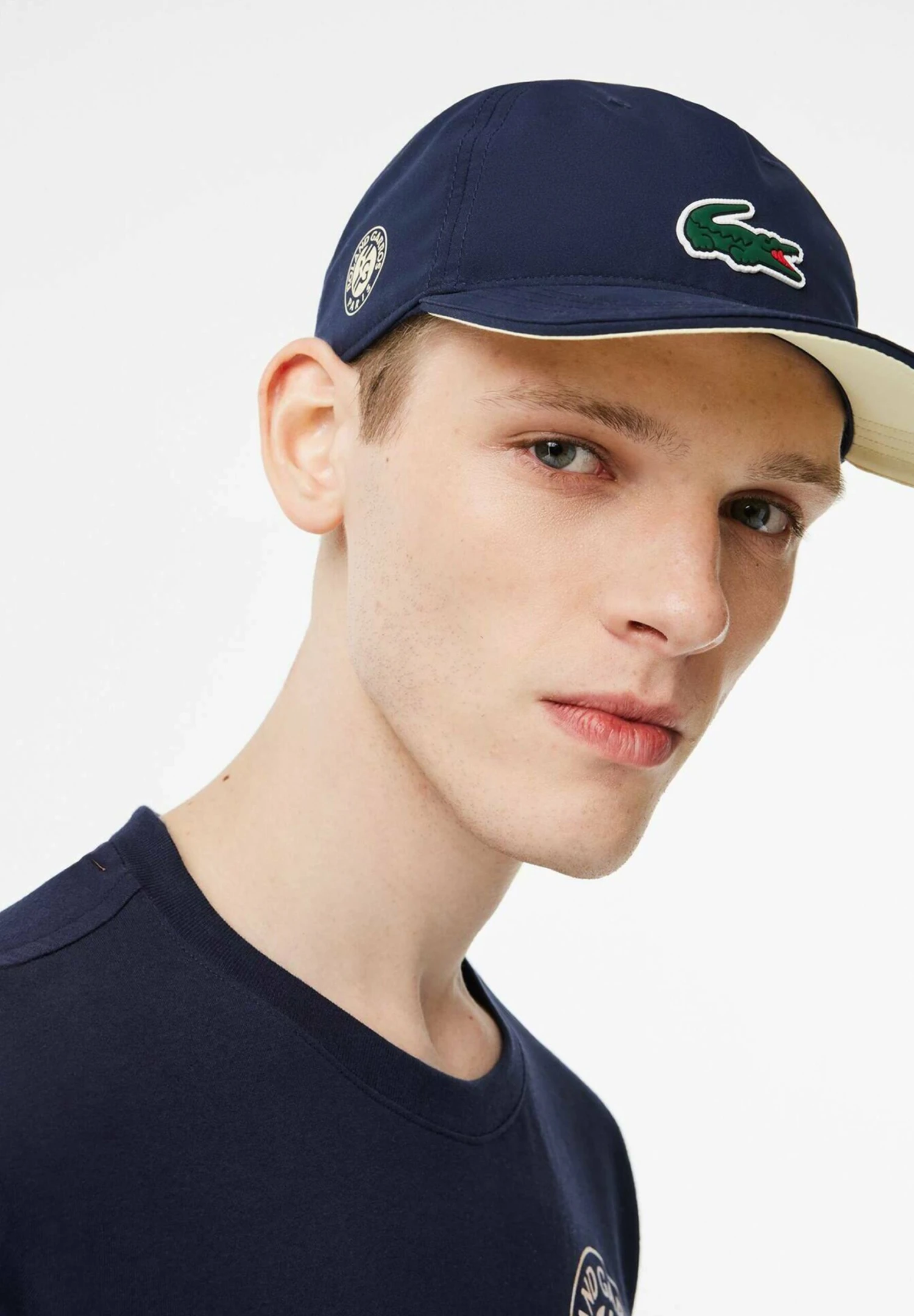 Lacoste Sport Tennis Rg - Pet - Bleu Marine Jaune Wim 1 Lacoste Sport Tennis Rg - Pet - Bleu Marine Jaune Wim