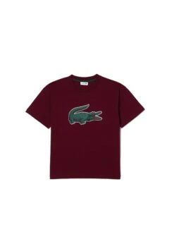 Lacoste T-Shirt Print - Bordeaux