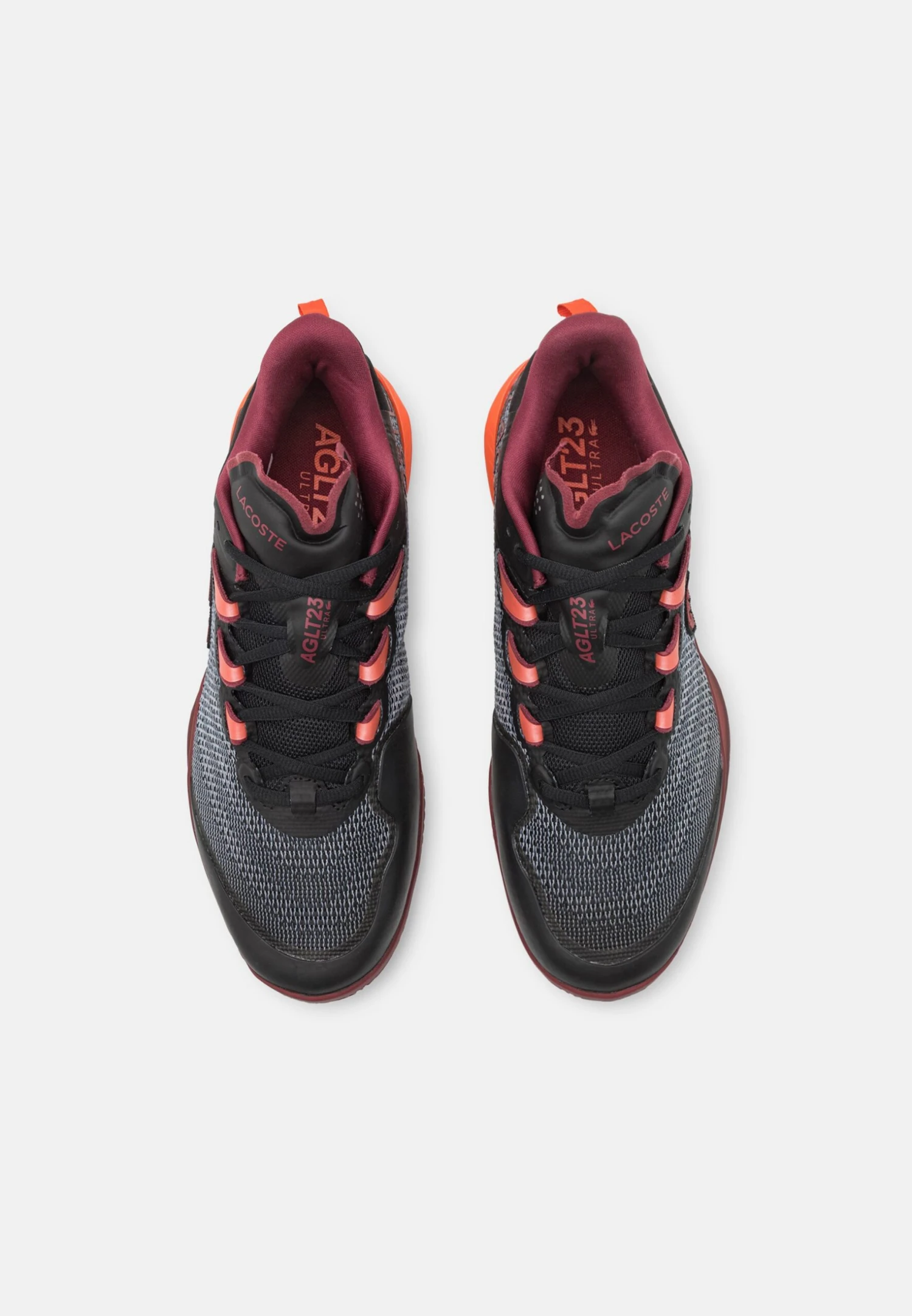 Lacoste Sport Ultra Cc - Tennisschoenen Voor Kleibanen - Black/Burgundy 4 Lacoste Sport Ultra Cc - Tennisschoenen Voor Kleibanen - Black/Burgundy - Afbeelding 4