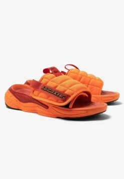 Lacoste Badslippers - Orange/Dark Grey