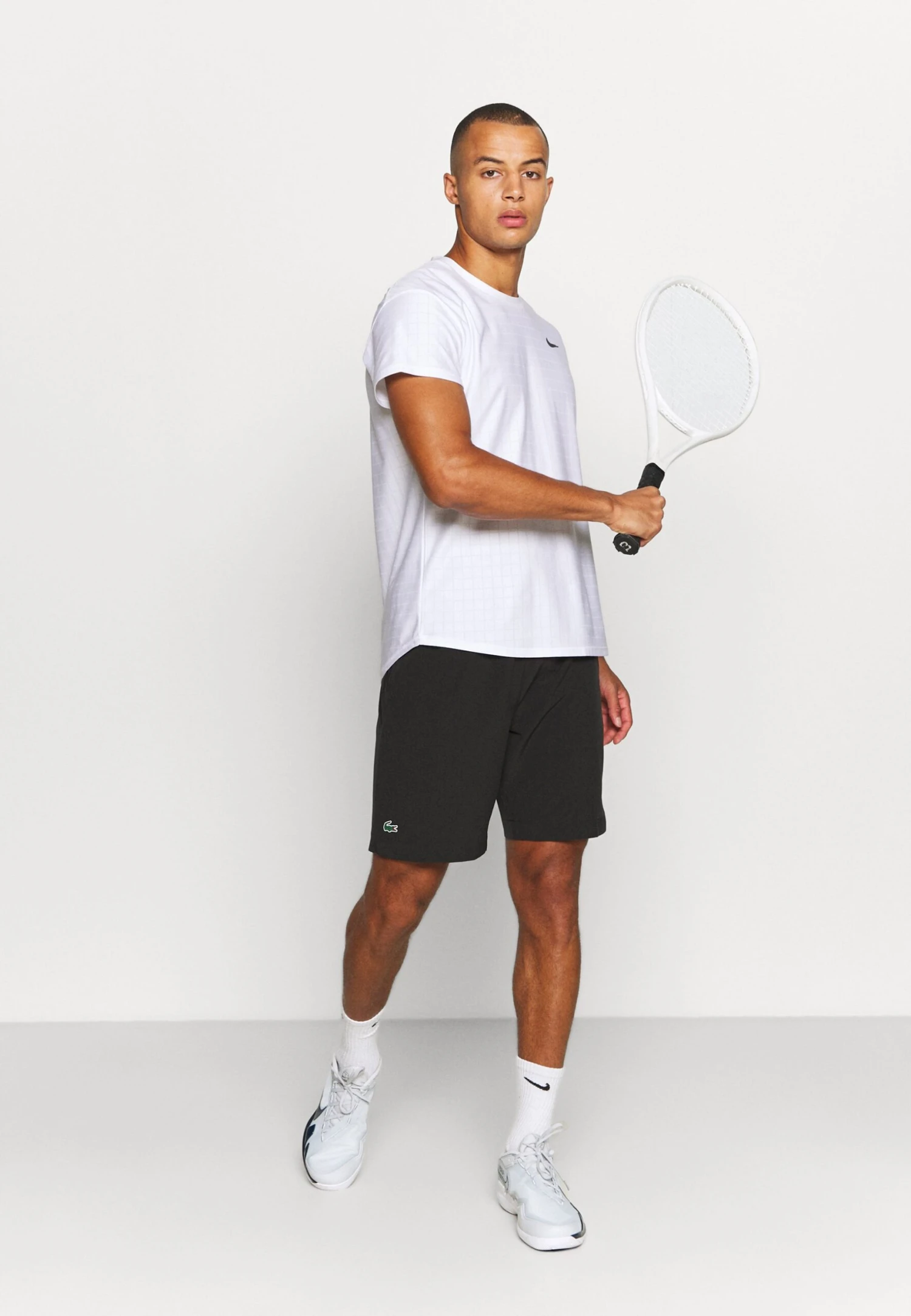 Lacoste Sport Tennis Short - Korte Broeken - Noir/Blanc 2 Lacoste Sport Tennis Short - Korte Broeken - Noir/Blanc - Afbeelding 2