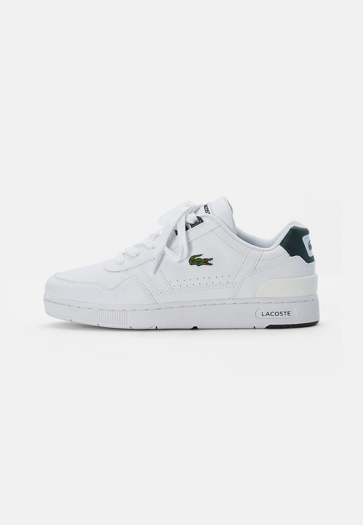 Lacoste T-Clip - Sneakers Laag - White/Dark Green 1 Lacoste T-Clip - Sneakers Laag - White/Dark Green