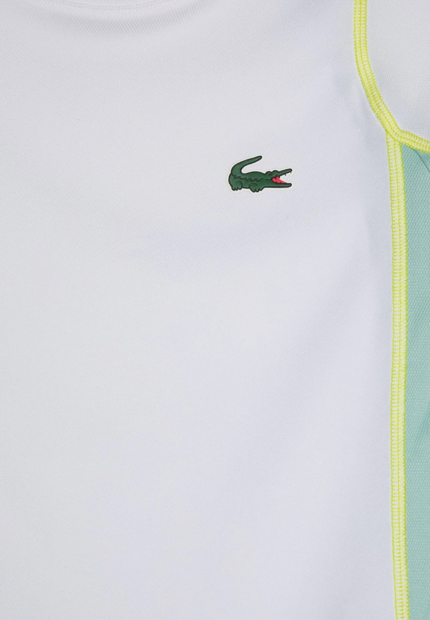 Lacoste Sport Awc Unisex - Sport T-Shirt - White/Pastille Mint/Lima 3 Lacoste Sport Awc Unisex - Sport T-Shirt - White/Pastille Mint/Lima - Afbeelding 3