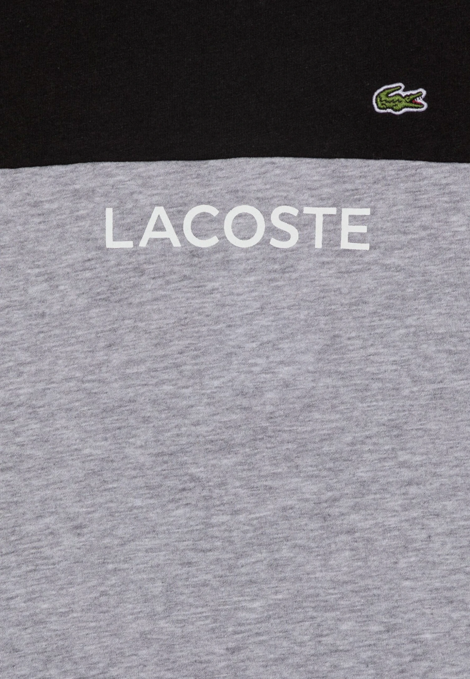 Lacoste Unisex - T-Shirt Print - Black/Silver Chine 3 Lacoste Unisex - T-Shirt Print - Black/Silver Chine - Afbeelding 3
