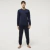 Lacoste Pyjamashirt - Bleu Marine