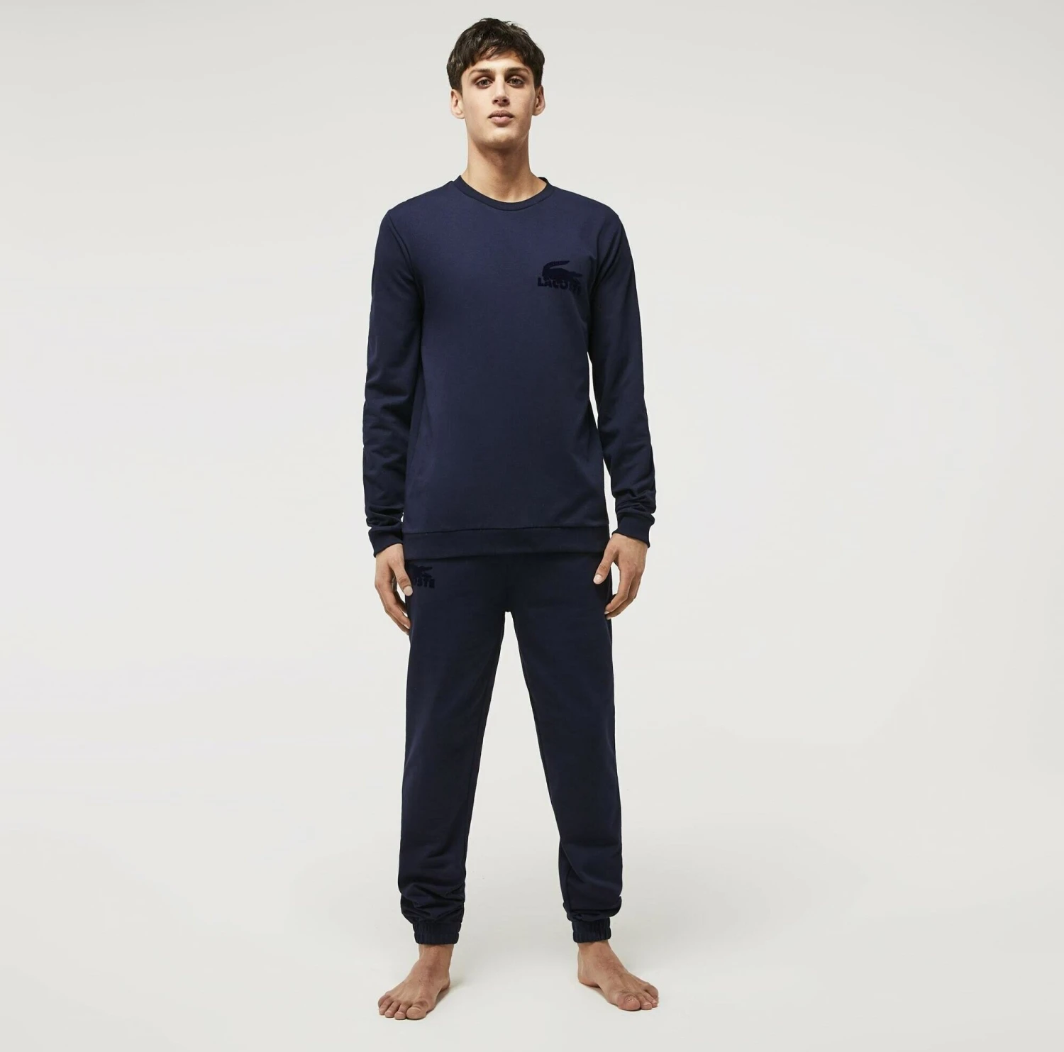 Lacoste Pyjamashirt - Bleu Marine 1 Lacoste Pyjamashirt - Bleu Marine